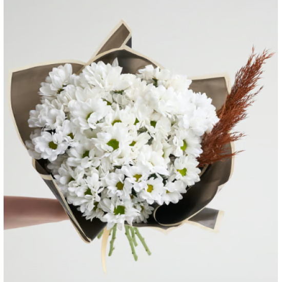 Beyaz Papatyalar Çiçek Buketi