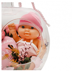 Elma Fanusta Hoşgeldin Kız Bebek Teraryum (~30 cm)