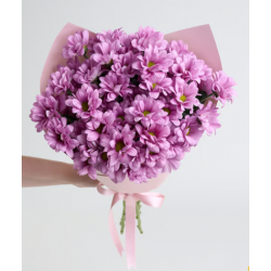 Pembe Papatyalar Çiçek Buketi